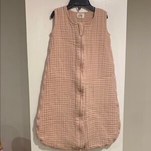 Mushie Infant Pink Quilted Sleeping Bag.  Size 0-6 months   Excellent condition